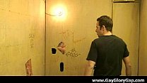 Gay glory hole - Nasty gay oral sex and gay handjobs 22